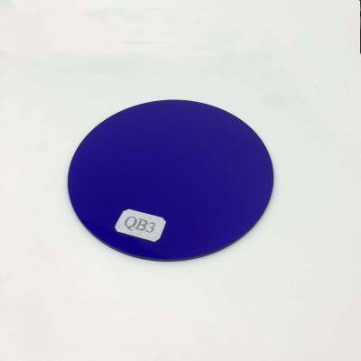 Blue-blue optical glass QB3 optical glass Select absorbent glass filters