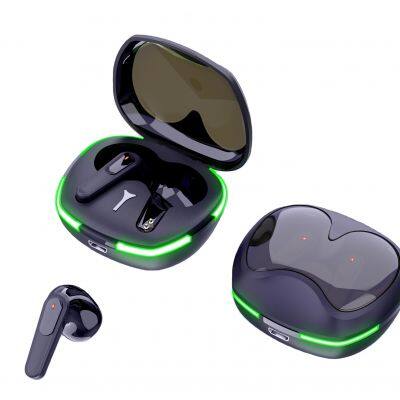 Transparent TWS Wireless Blue Tooth Breathing Light Sports True Gaming Earphone photo-6