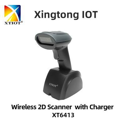 XT6413 XTIOT 2D Wireless Barcode Scanner USB Cradle Charging Base