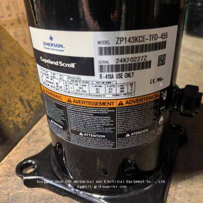 COPELANDVortex refrigeration compressor air conditioning industrial refrigerator ZP143KCE-TFD-455