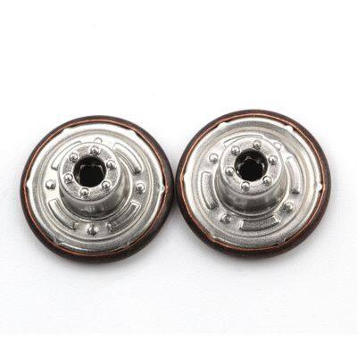 Custom EngravedCopper I Brass Metal Jeans Button Denim Clothes Jacket for Jeans Denim photo-5