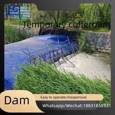 Temporary movable PVC water bag, temporary water barrier, farmland irrigation