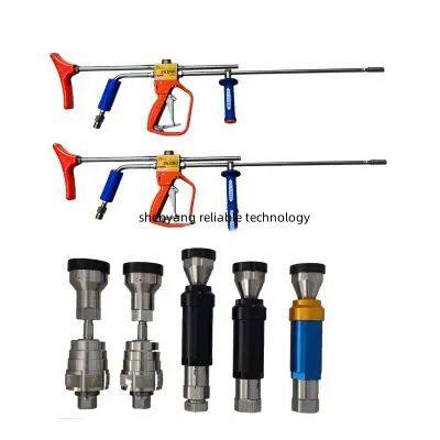 22000 Psi High Pressure Long Washer Gun 1500bar Water Jetting Surface Cleaning Hand Control Sprayer for Efficient Cleaning