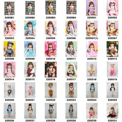 21.5 Inch 55cm Plastic Doll Reborn Silicone Reborn Toddler Dolls