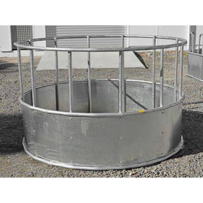 Bale Hay Automatic Feeder Wild Galvanized Animal Horse Stable Feeder Round Feeder Cast Iron