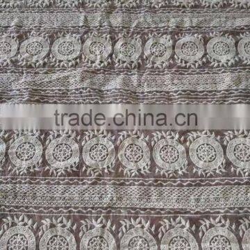 Wholesale Garment Accessory Glass Yarn Embroidery Cotton Lace Fabric photo-6