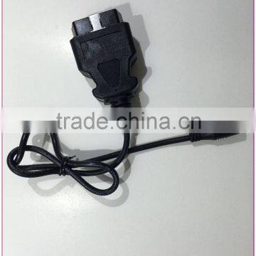 Male OBD Female DC 5.5x2.1 UL 2464 22AWG UV 300V Male to Female Wire Harness photo-2