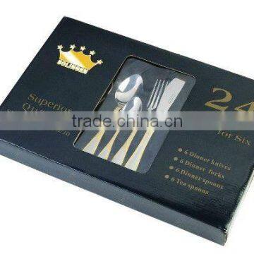 24pcs cutlery set serving for 6