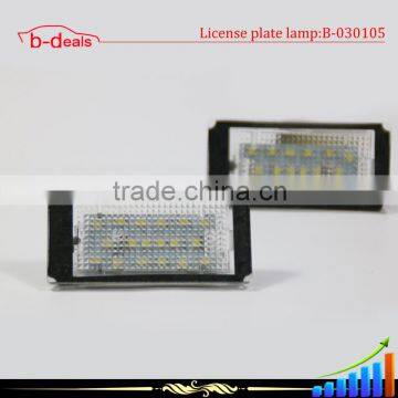 Wholesale Price Factory Supply Led License Plate Lamp For BMW 3 Series M3/E46 Led Number Plate Light