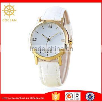 Top Quality Cheap Price Fashion Causal Woman Leather Quartz Watch