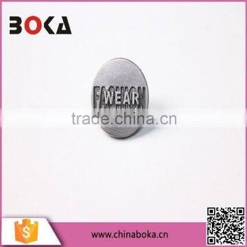 2015 high end upscale women's coat metal alloy button in yiwu factory