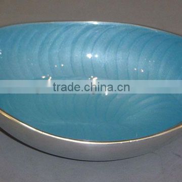 Cast Aluminium Coloured Serving Bowl