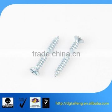 blue galvanized truss head deck screw