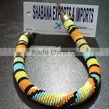 Designer Women Necklaces seed bead handmade Banjara Jewelry