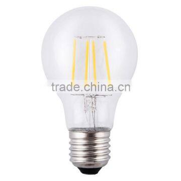 130lm/W 4W 6W 8W E27 B22 led bulb filament lamp e26 led bulb A19 A60 globe lamp office lighting