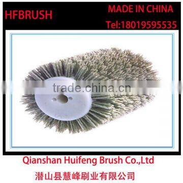 Wire abrasive brush roller
