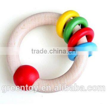 Wooden Teether Musical Toy Kids Baby Toy