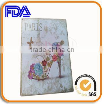 fashionable tin sign CMYK printing