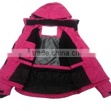 100% Nylon Ladies High Quality Ski /snow Jacket & Winter Jacket &windproof&waterproof&breathable photo-5