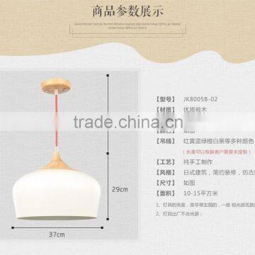 JK-8005B-02 Wooden LED Pendant Light LED Wood Pendant Lamp Base With Cheap Price Pendant Ligh photo-2