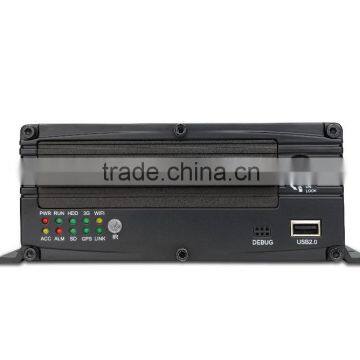 8CH Remote Monitoring 3G GPS Tracker Truck Mobile DVR