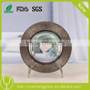 Wedding Charger Plates Crystal Glass Under Plates photo-3