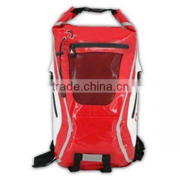 2016 500D PVC tarpaulin waterproof hiking backpack from china supplier