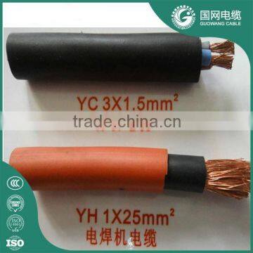 High standard multi core oil resistance silicon rubber cable