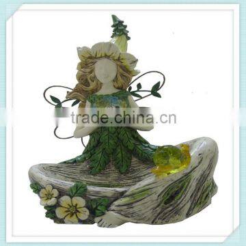 Unique Fairy figurine Resin Pet Feeder Wholesale