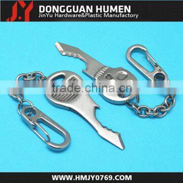 Jinyu stainless key ring muti-function tool