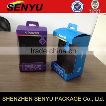 Polaroid WIRELESS SPEAKER Packaging Box With Clear PVC Window, Fancy Custom Speaker Box Packaging photo-2