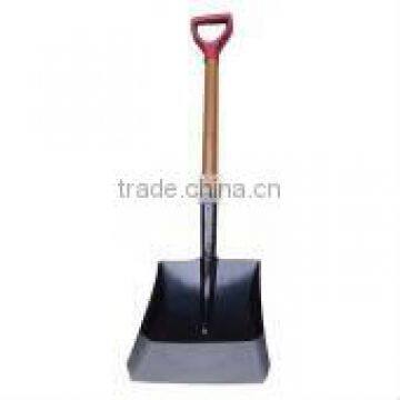 Steel Shovel with handle Wood (flat head / sharp head)