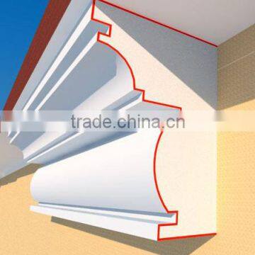 EPS Decorative Crown Cornice With Polymer Cement Coating