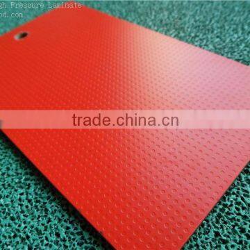 Modern red color phenolic compact Laminate hpl 3d wall