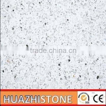 white sparkle quartz stone countertop