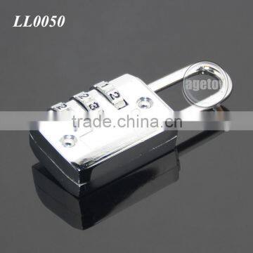 New Travel 3 Digit Code Safe Combination Zinc Alloy Metal Padlock Suitcase Travel Luggage Password Digital Lock photo-4