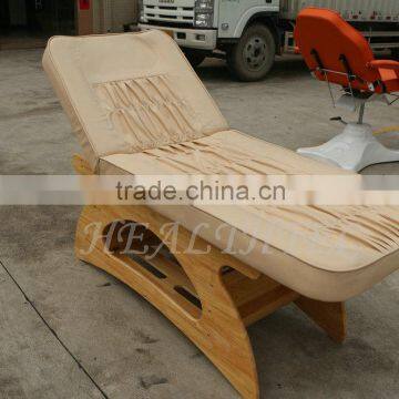 Wooden Spa Salon Oil Sex Bed Thai Massage Bed photo-3
