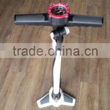 2016 New Design Large Floor Tyre Pump With Guage Cycle Hand Foot Pump photo-3