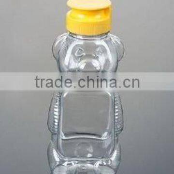 squeezable honey bottle with flip top