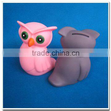 Animal shaped kids plastic coin bank