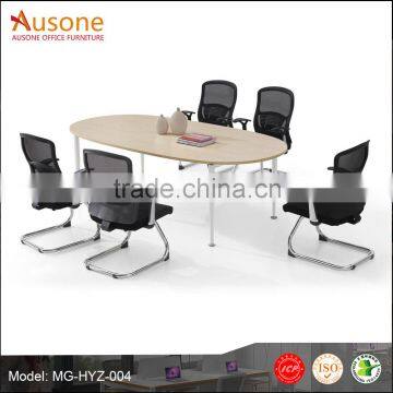 High Quality Melamine Desktop Steel Leg Conference Table Specifications photo-1
