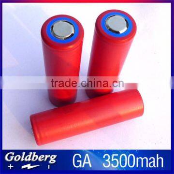 battery for rc helicopter Sanyo NCR18650GA 3500mah 18650 sanyo ga Battery 18650 flat top Sanyo GA