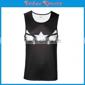 Wholesale Blank Sublimation Inline Sports Singlet photo-2
