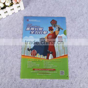 business promotional polypropylene plastic L shape folder envelope file folder pp plastic expandable file folders