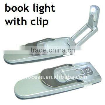 robotic book light, foldable led reading light