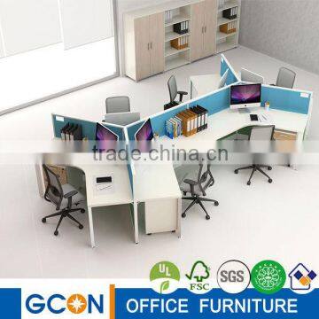 full veneer workstation in natural wood veneer commercial plywood board