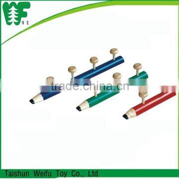 Pencil wooden wall clothes mounted hanger