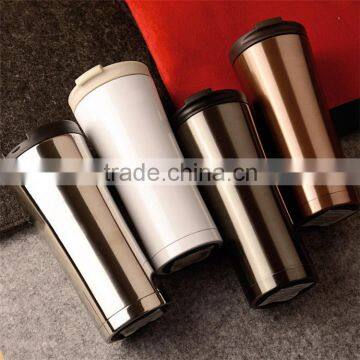 Double Wall Stailess Steel Vacuum Flask, Water Cup, Travel Mug