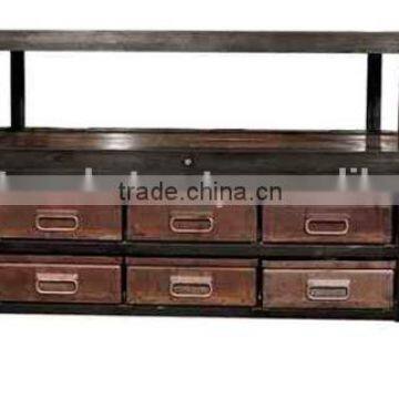 INDUSTRIAL INDIAN VINTAGE COFFEE CENTER TABLE