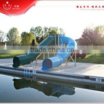 2016 High Quality Whole Sale Price Swimming Pool Slide Fiberglass